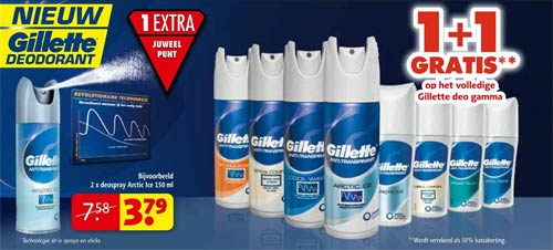 Kruidvat : deodorant 1+1 gratis | Goedkoper met Bonnen